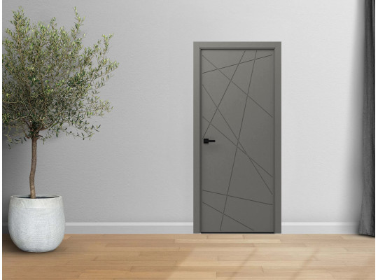 Room doors VDK ПАУТИНКА-S ДГ (3) ГРАФИТ 