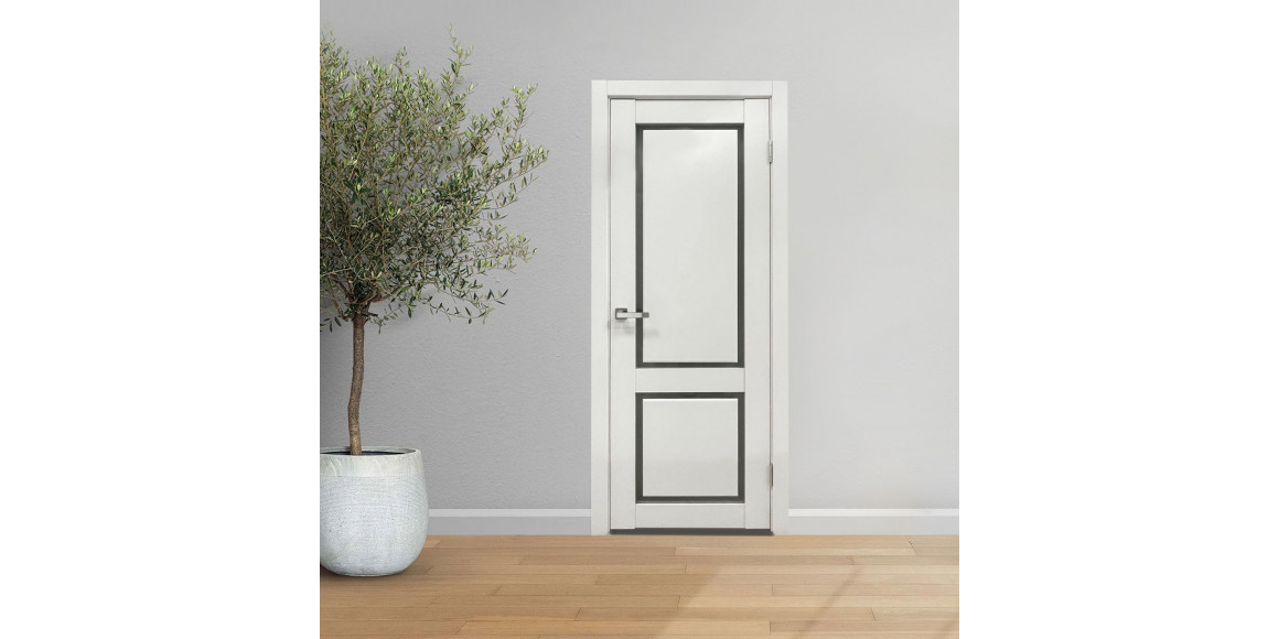 Room doors INDOORS F-1 САТИНАТ WHITE CRYSTAL (3) 