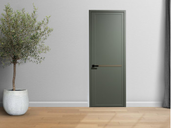 Room doors ESTET FILARO 1 ЭМАЛЬ ДГ (3) RAL 7033 