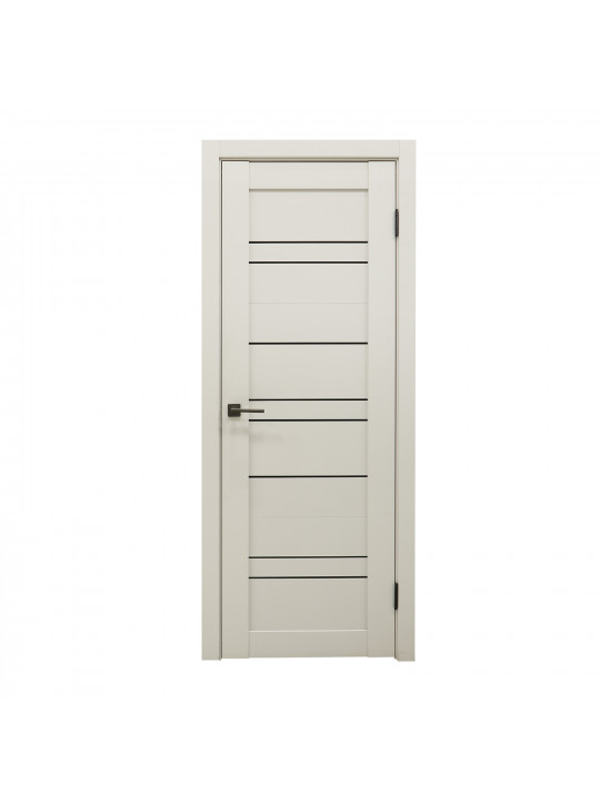 Room doors INDOORS GRACE 312 ЧЕРНОЕ СТЕКЛО ЛАКОБЕЛЬ GREEN WOOD КАПУЧИНО СОФТ (3) 