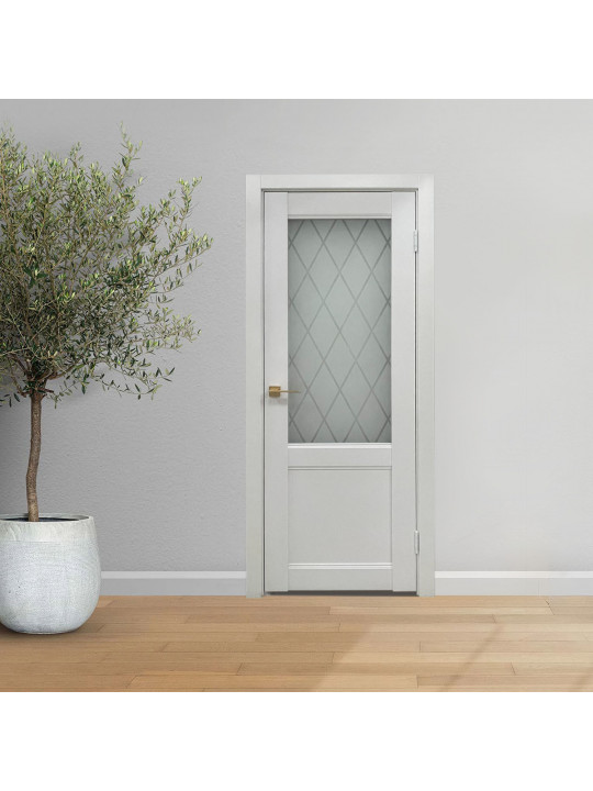 Միջսենյակային դռներ INDOORS GRACE CLASSIC 702 GREEN WOOD БЕЛЫЙ СОФТ ДО (3) (KA-00006659)