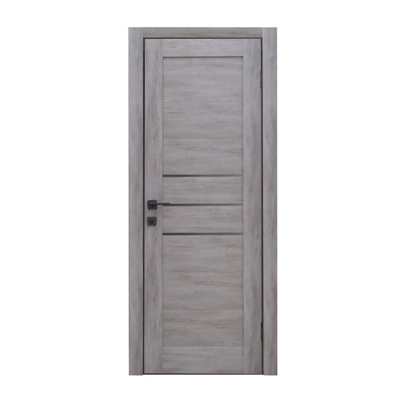 Միջսենյակային դռներ INDOORS GRACE 203 САТИНАТ ДУБ ДЫМЧАТЫЙ 70*200 (врезка под замок) (KA-00005703)
