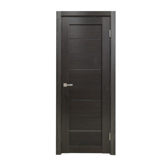 Room doors INDOORS GRACE 204 САТИНАТ ТЕМНЫЙ ОРЕХ 70*200 (врезка под замок) (KA-00005707)