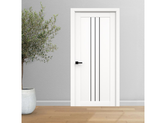 Room doors INDOORS GRACE 401 САТИНАТ ЭМАЛИТ БЕЛЫЙ (3) 