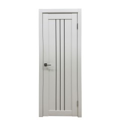 Room doors INDOORS GRACE 401 САТИНАТ ЭМАЛИТ БЕЛЫЙ 70*200 (врезка под замок) (KA-00005711)
