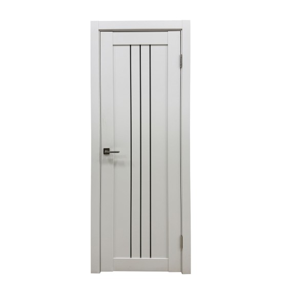 Room doors INDOORS GRACE 401 САТИНАТ ЭМАЛИТ БЕЛЫЙ 70*200 (врезка под замок) (KA-00005711)