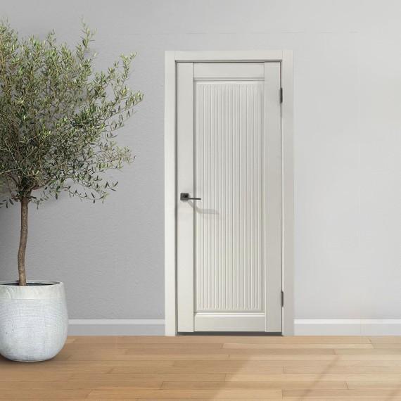 Միջսենյակային դռներ INDOORS GRACE CLASSIC 606 GREEN WOOD КАПУЧИНО СОФТ ДГ 70*200 (врезка под замок) (KA-00006675)