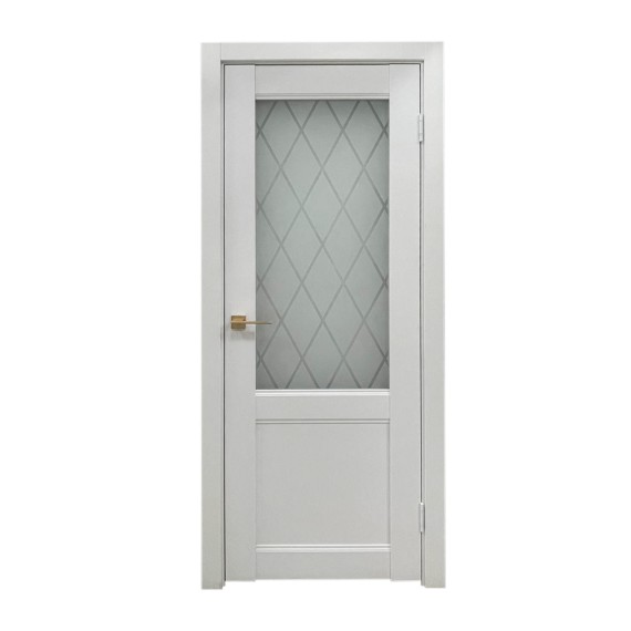 Межкомнатные двери INDOORS GRACE CLASSIC 702 GREEN WOOD БЕЛЫЙ СОФТ ДО 60*200 (врезка под замок) (KA-00006659)