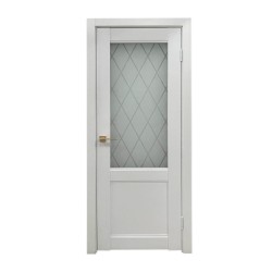 Межкомнатные двери INDOORS GRACE CLASSIC 702 GREEN WOOD БЕЛЫЙ СОФТ ДО 90*200 (врезка под замок) (KA-00006661)