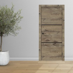 Room doors VDK LINE 3 ДО 90*200 EDGE BLACK 