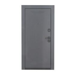 Entrance doors ESTET PRESTIGE 6 MUSTANG B 2050, 960  ШАГРЕНЬ  ГРАФИТ  L 