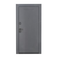 Входные двери ESTET PRESTIGE 6 MUSTANG B 2050, 960  ШАГРЕНЬ  ГРАФИТ  R 