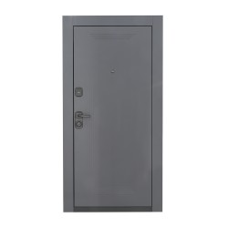 Entrance doors ESTET PRESTIGE 6 MUSTANG B 2050, 960  ШАГРЕНЬ  ГРАФИТ  R 