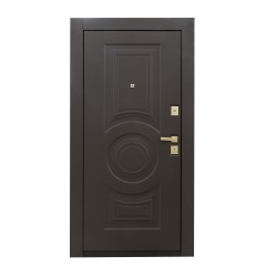 Entrance doors ESTET PRESTIGE 6 MUSTANG B 2050, 960  ШАГРЕНЬ ШОКОЛАД  L 