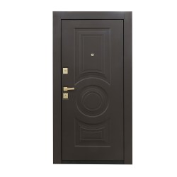 Entrance doors ESTET PRESTIGE 6 MUSTANG B 2050, 960  ШАГРЕНЬ  ШОКОЛАД  R 