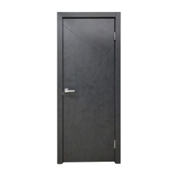 Межкомнатные двери INDOORS S-4 БЕТОН ТЕМНЫЙ 60*200 (врезка под замок) (KA-00005742)