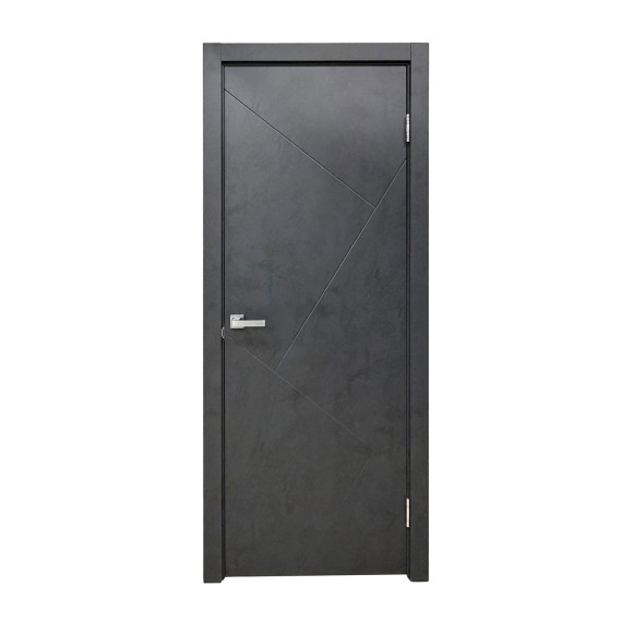 Միջսենյակային դռներ INDOORS S-4 БЕТОН ТЕМНЫЙ 60*200 (врезка под замок) (KA-00005742)
