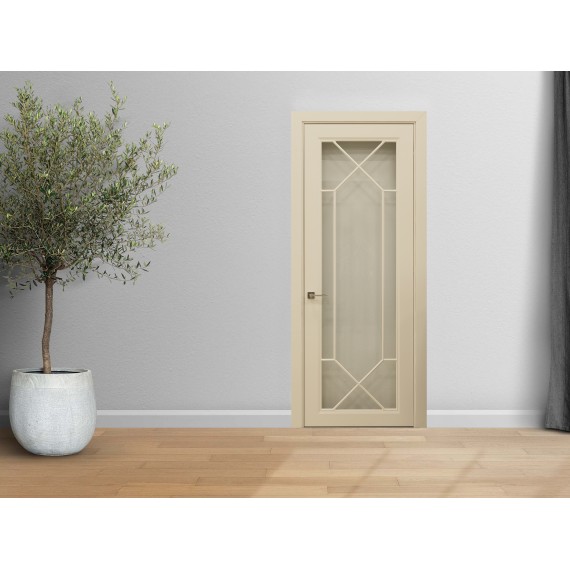 Room doors YUKKA ШАРМ 6 ДО(3) (золото) СЛОНОВАЯ КОСТЬ 