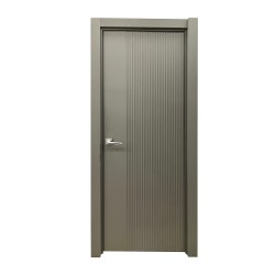 Межкомнатные двери YUKKA П-30/ДГ-80 N3 С 4x ЧЕРНЫЙ ПРОФИЛЬ  ДАРК ГРЕЙ СОФТ 