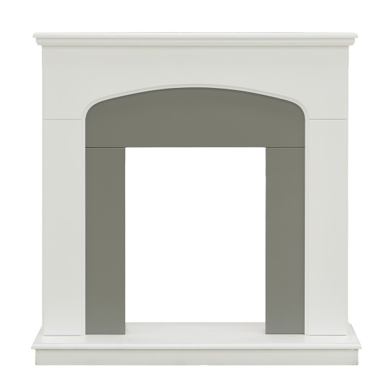 Բուխարու դեկորատիվ շրջանակ HOBEL VALENCIA 10 WHITE/GREY (1) 