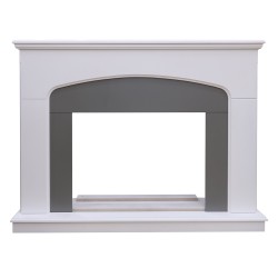 Portal for fireplace HOBEL VALENCIA 25 WHITE/GREY (1) 