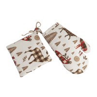 Kitchen holders VETEXUS VDS DUCK 2PC HOLDER & GLOVE CHRISTMAS DEER (214442) 