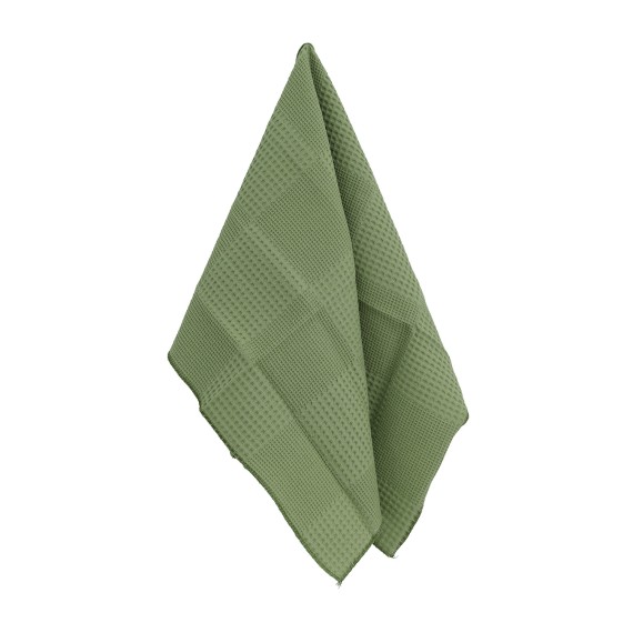 Kitchen towel set VETEXUS VDS 200GSM 3PC DARK GREY WITH GREEN 45X70 (986166) 