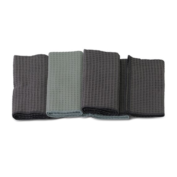 Kitchen towel set VETEXUS VDS 200GSM 3PC GREY WITH LIGHT MINT GREEN 50X70 (070116) 