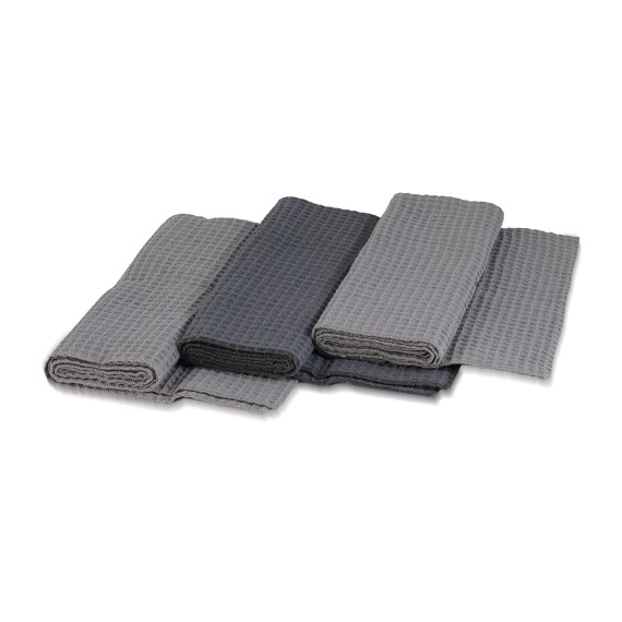 Набор кухонных полотенец VETEXUS VDS 200GSM 3PC LIGHT GREY WITH DARK GREY 50X70 (903422) 