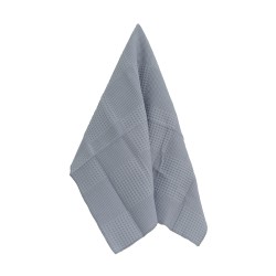 Набор кухонных полотенец VETEXUS VDS 200GSM 3PC LIGHT GREY WITH GREEN 50X70 (985183) 