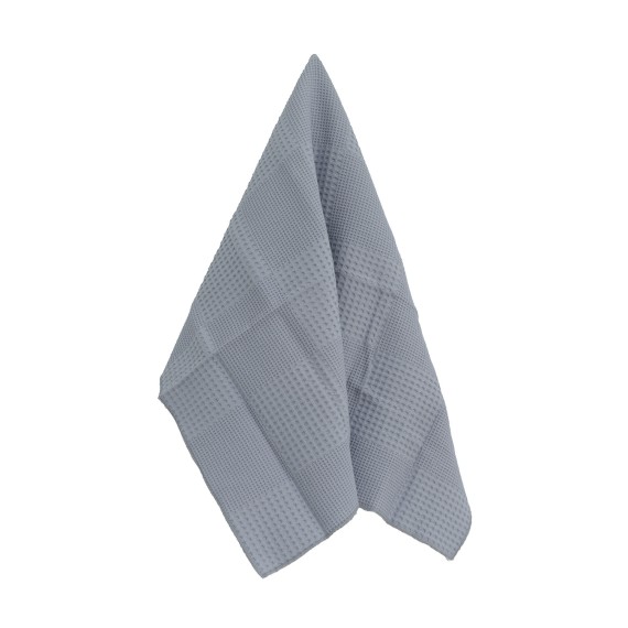 Kitchen towel set VETEXUS VDS 200GSM 3PC LIGHT GREY WITH GREEN 50X70 (985183) 