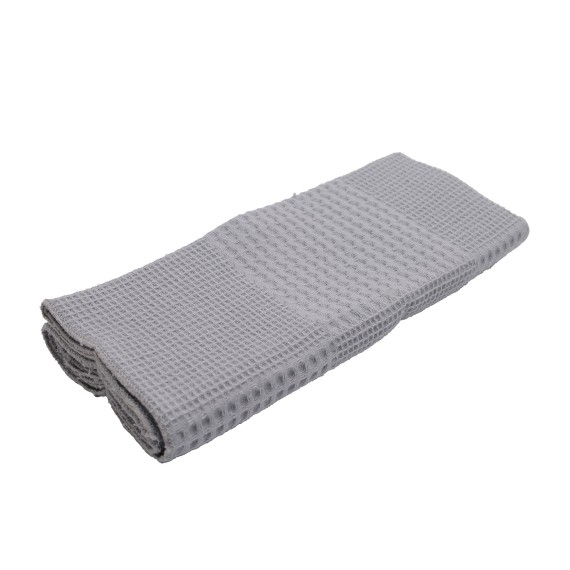 Kitchen towel set VETEXUS VDS 200GSM 3PC LIGHT GREY WITH GREEN 50X70 (985183) 
