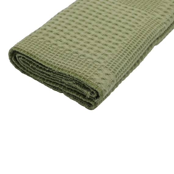 Kitchen towel set VETEXUS VDS 200GSM 3PC LIGHT GREY WITH GREEN 50X70 (985183) 