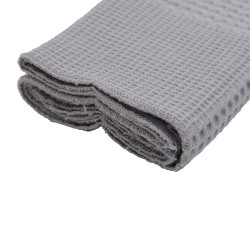 Набор кухонных полотенец VETEXUS VDS 200GSM 3PC LIGHT GREY WITH GREEN 50X70 (985183) 