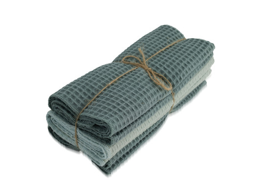 Набор кухонных полотенец VETEXUS VDS 200GSM 3PC MINT GREEN WITH LIGHT MINT GREEN 50X70 (070109) 