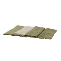 Kitchen towel set VETEXUS VDS 200GSM 3PC OLIVE WITH MILK 50X70 (191057) 
