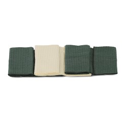 Набор кухонных полотенец VETEXUS VDS 200GSM 3PC PETROL WITH MILK 50X70 (070086) 