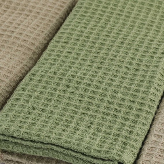 Набор кухонных полотенец VETEXUS VDS 3PC BEIGE WITH OLIVE 50X70 (827681) 