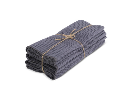Խոհանոցային սրբիչների հացաքածու VETEXUS VDS 3PC DARK GREY 50X70 (999517) 