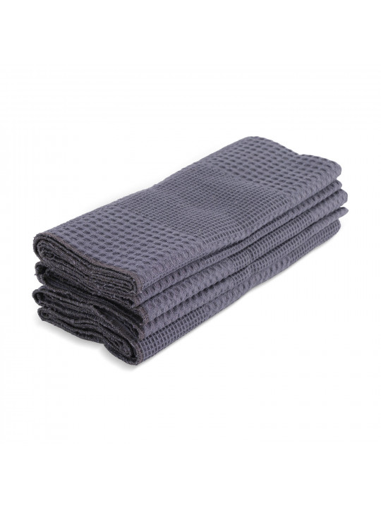 Խոհանոցային սրբիչների հացաքածու VETEXUS VDS 3PC DARK GREY 50X70 (999517) 