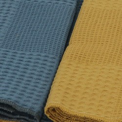 Набор кухонных полотенец VETEXUS VDS 3PC DARK YELLOW WITH MAVI BLUE 50X70 (099346) 