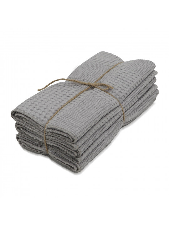Խոհանոցային սրբիչների հացաքածու VETEXUS VDS 3PC LIGHT GREY 50X70 (101421) 