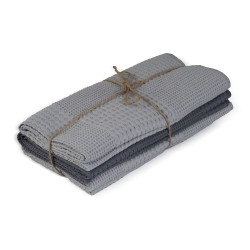 Набор кухонных полотенец VETEXUS VDS 3PC LIGHT GREY WITH DARK GREY 50X70 (731391) 