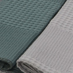 Набор кухонных полотенец VETEXUS VDS 3PC LIGHT GREY WITH PETROL (101407) 