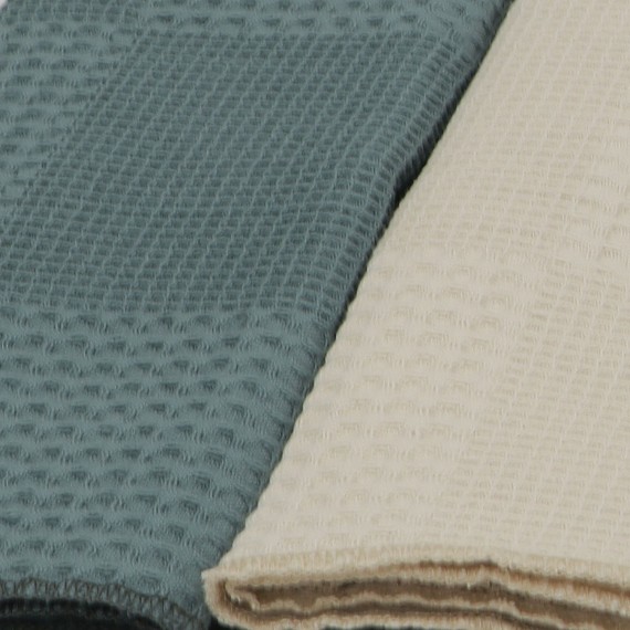 Kitchen towel set VETEXUS VDS 3PC PETROOL WITH VANILLA 50X70 (099339) 