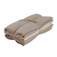 Набор кухонных полотенец VETEXUS VDS 3PC PUDRA WITH VANILLA 50X70 (256411) 