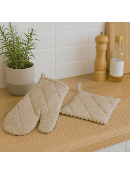 Кухонные прихватки VETEXUS VDS DUCK GLOVE BEIGE (814636) 