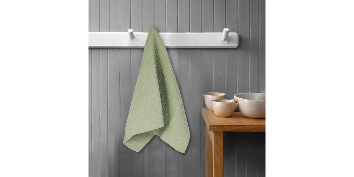 Kitchen towel VETEXUS VDS 200GSM OIL GREEN 50X70 (903385) 