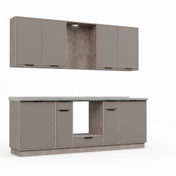 Готовый гарнитур HOBEL EX-D07 (1538) TREX-96 K538/BS 687 (11) 