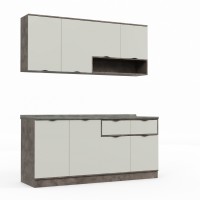 Готовый гарнитур HOBEL EX-E27 MDF (1539) PICADO K539/6410 (10) 
